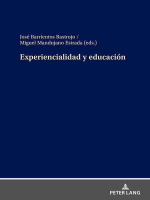 cover image of Experiencialidad y educación